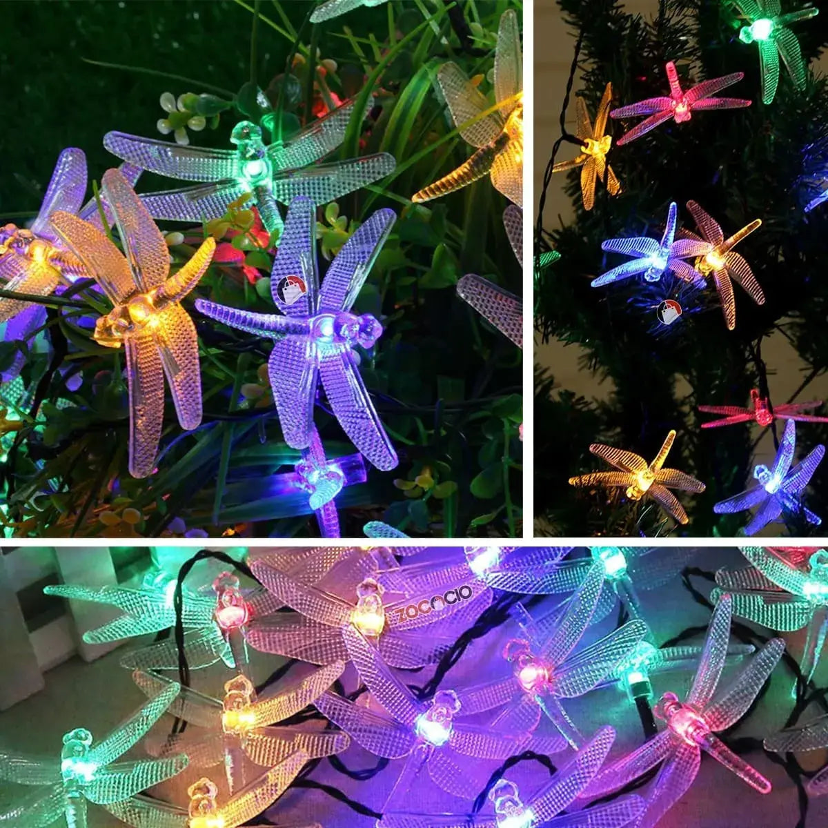 Luces Libélula LED Solares™ – Magia que florece con el sol - Convierte la luz del día en belleza nocturna. Iluminación mágica, ecológica y sin cables.