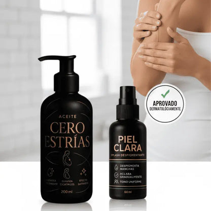 Aceite Cero Estrias Splash Piel Clara - Piel más lisa, tono más uniforme