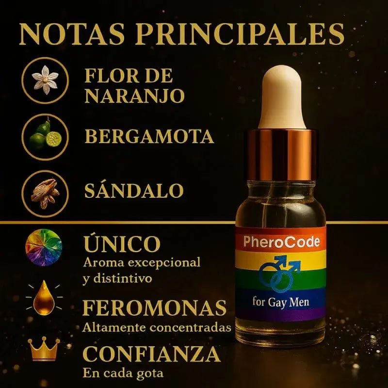 Perfume feromonas For Gay Men - Tu arma secreta de seducción + Guía de como seducir a un HOMBRE