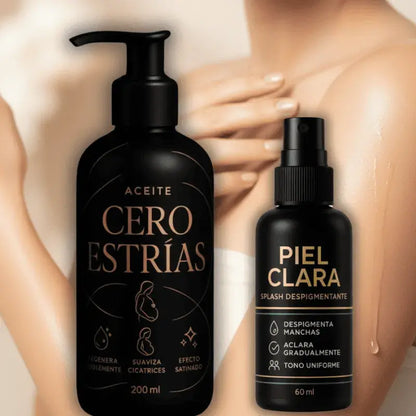 Aceite Cero Estrias Splash Piel Clara - Piel más lisa, tono más uniforme