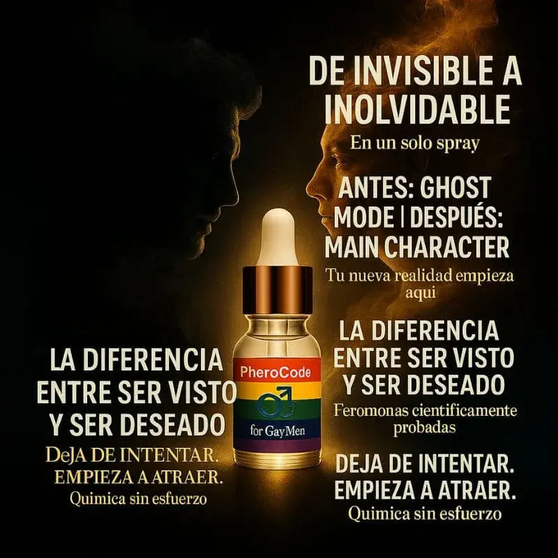 Perfume feromonas For Gay Men - Tu arma secreta de seducción + Guía de como seducir a un HOMBRE