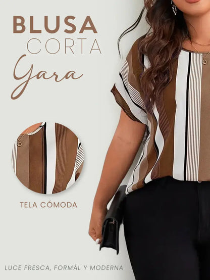 Blusa™ - Cuello Redondo Manga Corta Yara