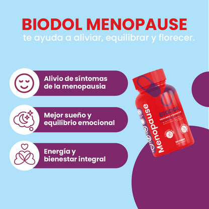 BIODOL™ Menopause — equilibrio natural, energía real, bienestar integral.