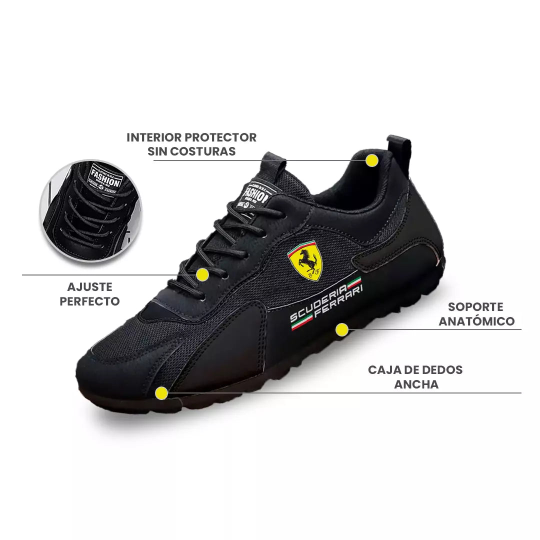 Ferrari Flex™ -  Tenis Ligero, Ergonómico & Transpirable