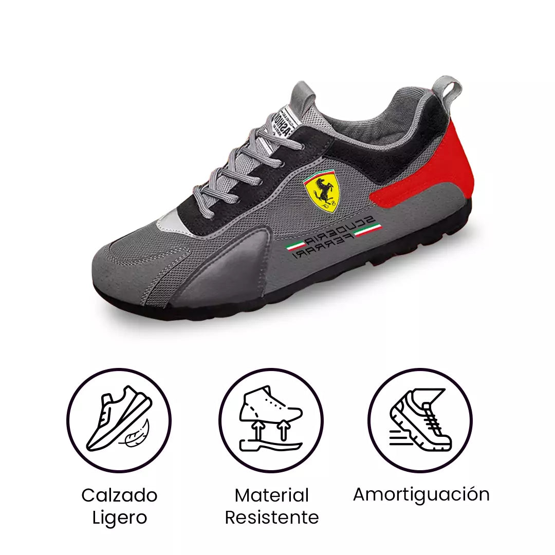Ferrari Flex™ -  Tenis Ligero, Ergonómico & Transpirable
