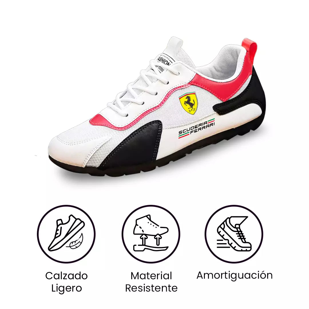 Ferrari Flex™ -  Tenis Ligero, Ergonómico & Transpirable