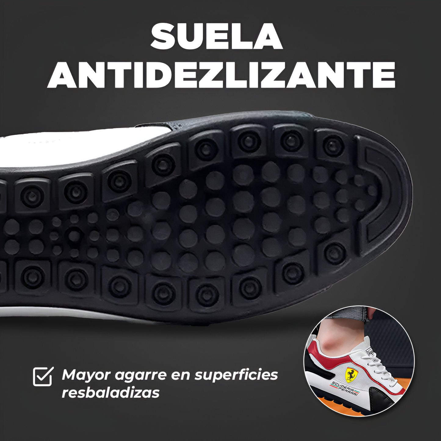 Ferrari Flex™ -  Tenis Ligero, Ergonómico & Transpirable